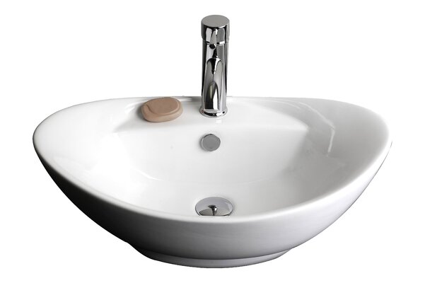 oval above counter bathroom sinks
